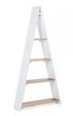 Scaffale in MDF Bianco quattro ripiani MAiSON 65x17x h137 cm - Samnite