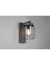 Applique Tuela Lanterna Rete Metallica Antracite IP44 Trio Lighting