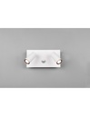 Applique Tunga IP54 Doppio Spot Led Bianco Orientabile Con Sensore Trio Lighting