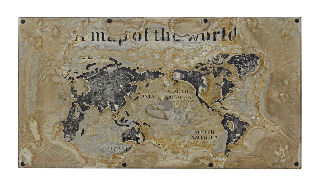 Scrivania cemento e metallo Atlantide cm 130 x 65 - Samnite