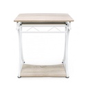 Scrivania per PC in acciaio Bianco VIOLET 70x55x h76 cm - Samnite