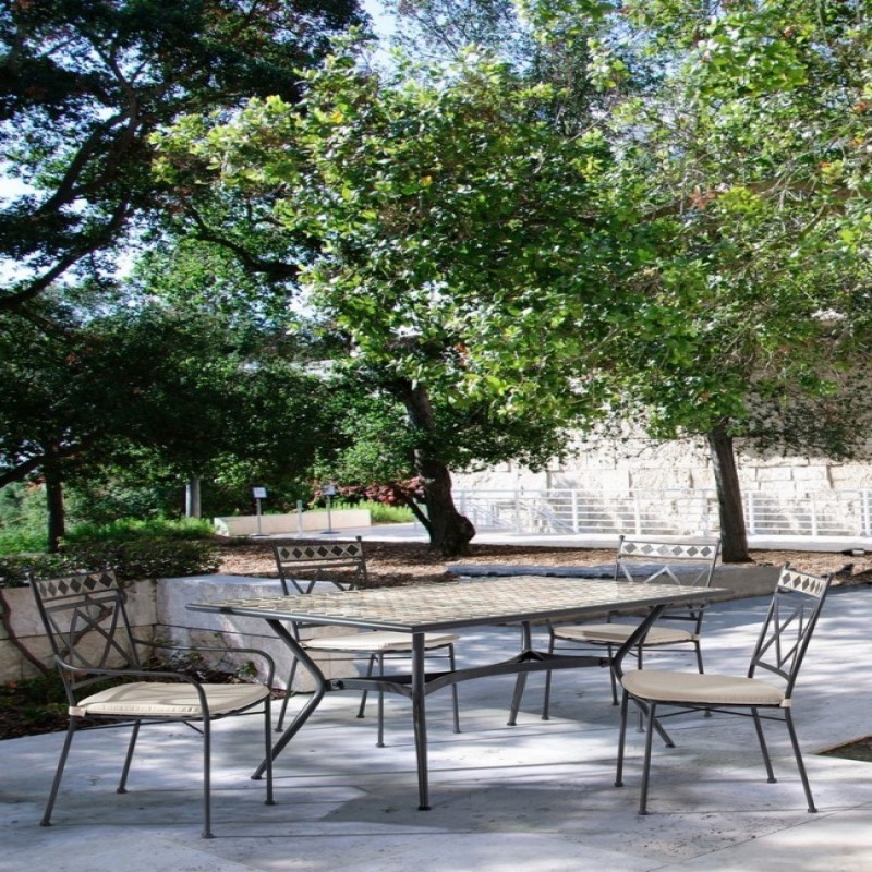 Sedia Berkley in metallo da esterno - Samnite