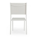 Sedia Hilde bianco Cloud da esterno cm 46 x 57 x 88 h - Samnite