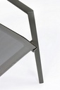 Sedia arredo giardino alluminio antracite Cruise - Samnite
