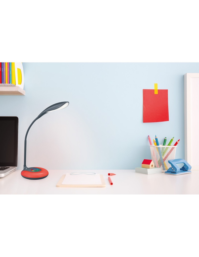 Lampada da Scrivania Led RGB Sensore Touch Krait Antracite Trio Lighting - Samnite