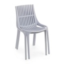 Sedia da esterno Cassandra grigio chiaro - Samnite