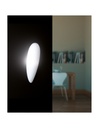 Applique Vetro Opalino Bianco 1xE27 Toulon A Goccia Trio Lighting