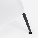 Sedia moderna Antigone bianco gesso - Samnite