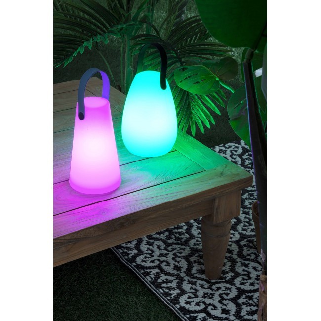 Lampada da giardino a LED Cilindrica in Polietilene - Samnite