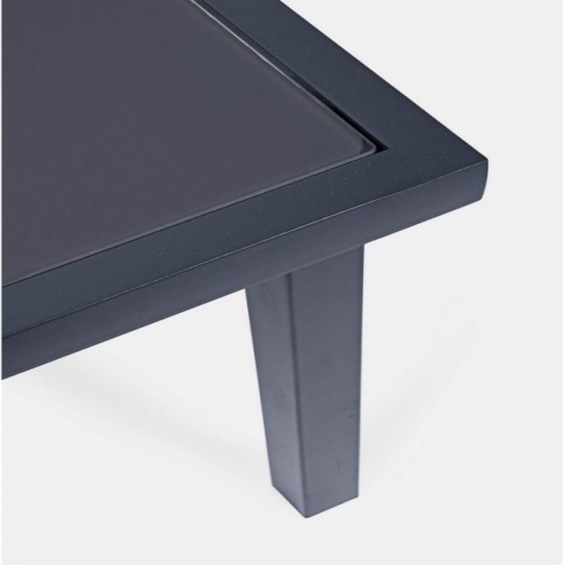 Set 3 pezzi da giardino salotto in metallo Auri antracite - Samnite