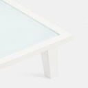 Set 3 pezzi da giardino salotto in metallo Auri bianco - Samnite