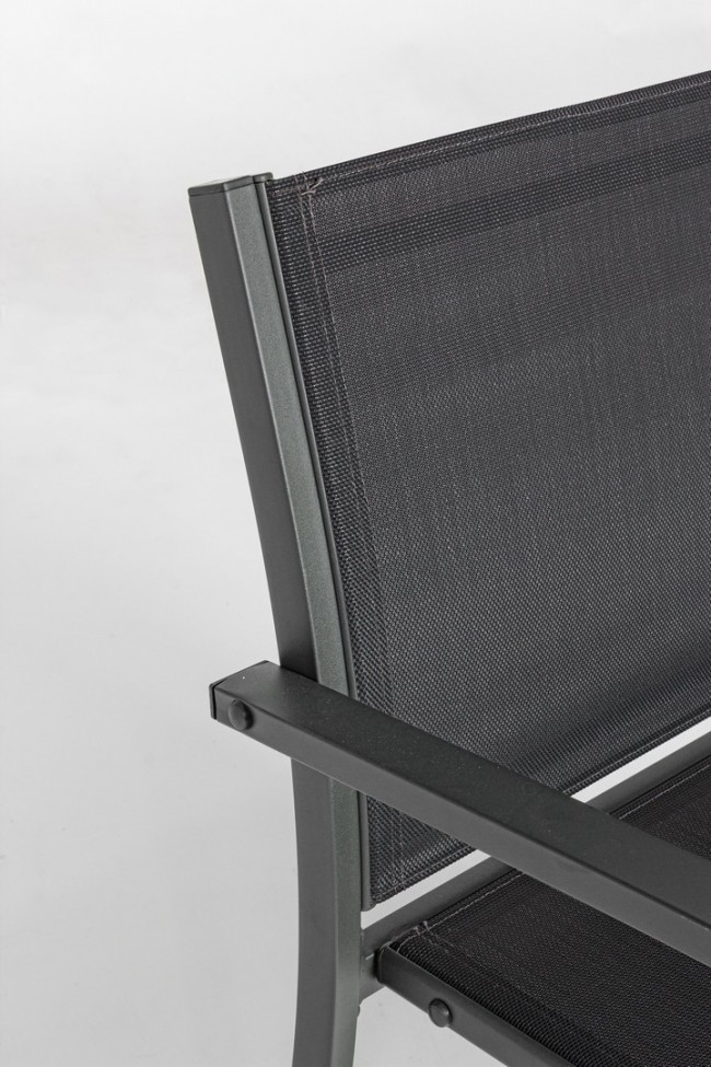 Set salotto antracite in metallo - Samnite