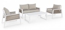 Set salotto giardino Captiva bianco - Samnite