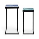 Set tavolini moderni arredo industrial pz 2 - Samnite