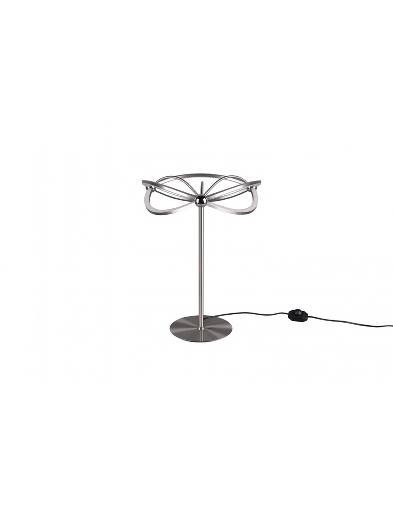 Lumetto Moderno Design Fiocco Led Charivari Nichel Trio Lighting - Samnite