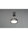Sospensione Disco Pendente Led Integrato Franklin Antracite Trio Lighting - Samnite