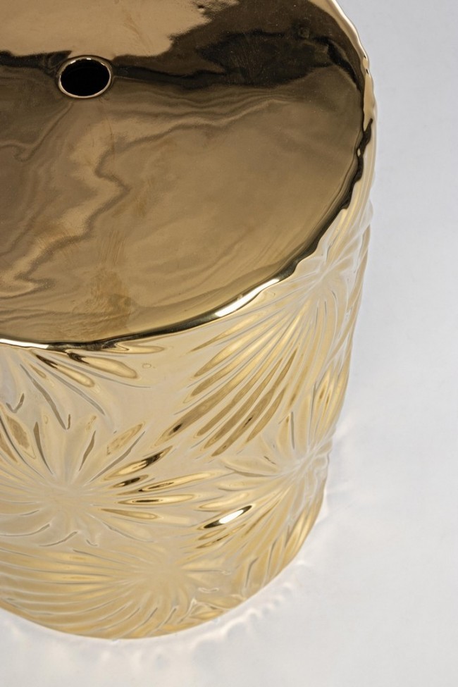 Specchio Stretto con Portabiti Ekal Oro  Cod.0242616 - Samnite