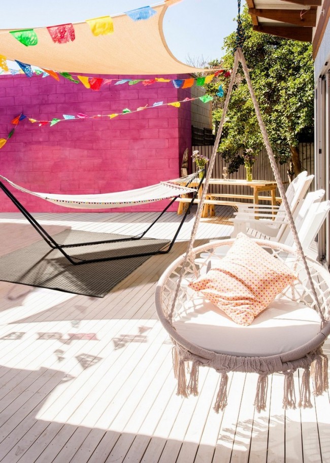 Supporto amaca in acciaio Antracite 300x80x h100 cm - Samnite