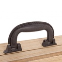 Orologio da tavolo in legno cm 36 x 25 - Samnite