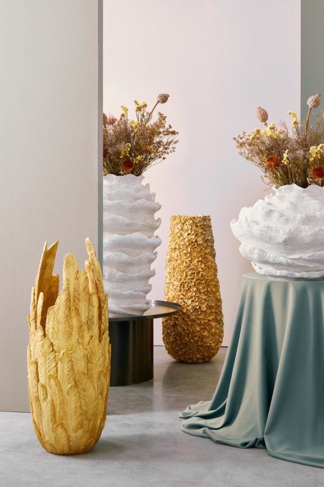 P.Vaso Lamè Oro H81.5 - Samnite