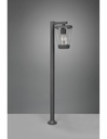 Palo Da Esterno Cavado Lanterna Vintage Alluminio Antracite IP44 Trio Lighting - Samnite