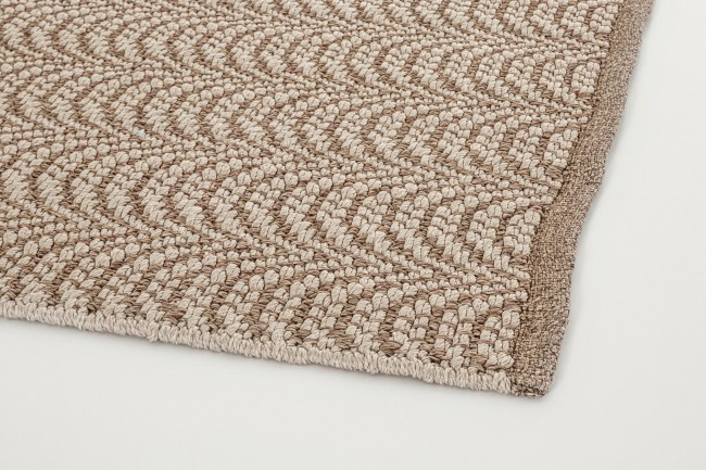 Tappeto da esterno Dadra marrone cm 170 x 240 - Samnite