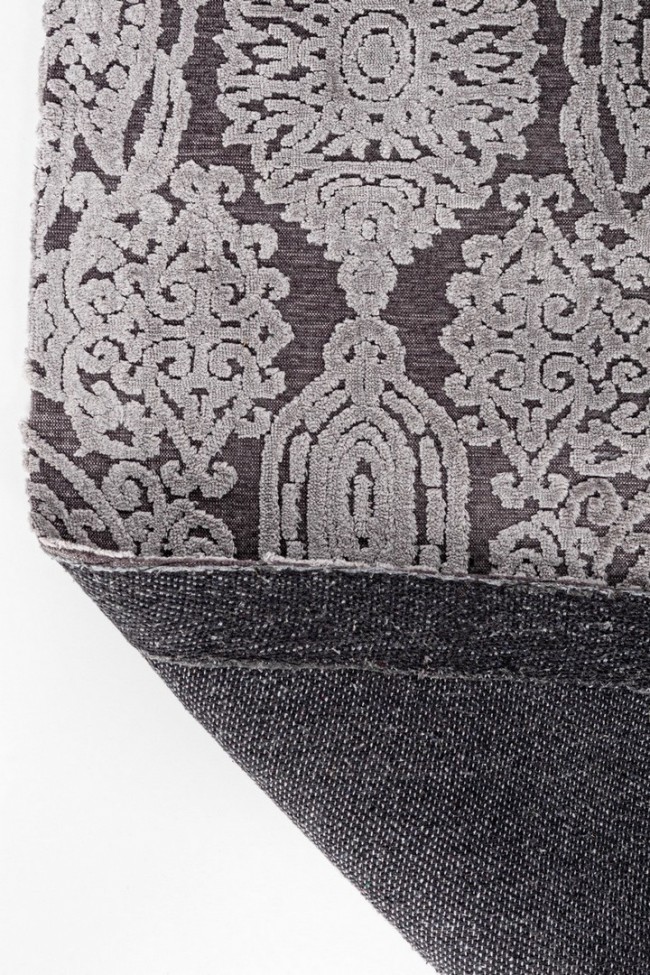 Tappeto grigio Delhi cm 200 x 300 - Samnite