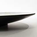 Piatto decorativo bianco 65x65x1 cm - Samnite