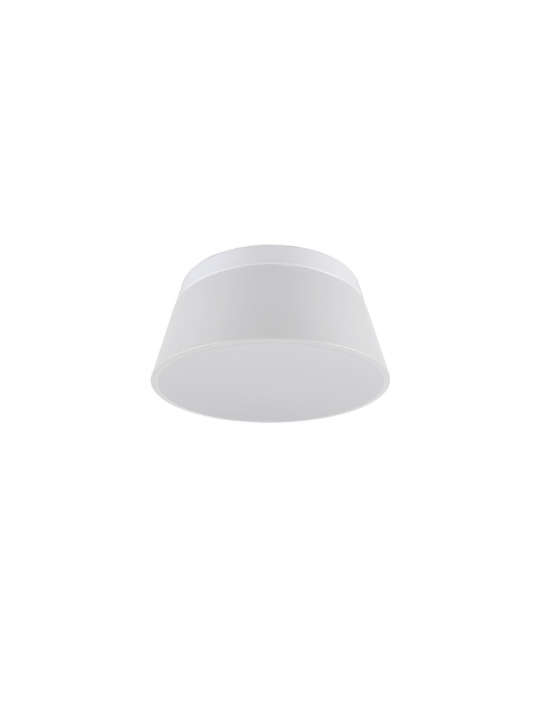 Plafoniera Baroness Cono Bianco Ø45 cm Doppia Illuminazione Trio Lighting - Samnite