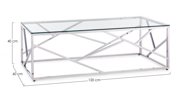 Tavolino Rayan Rett 120X60   - Samnite