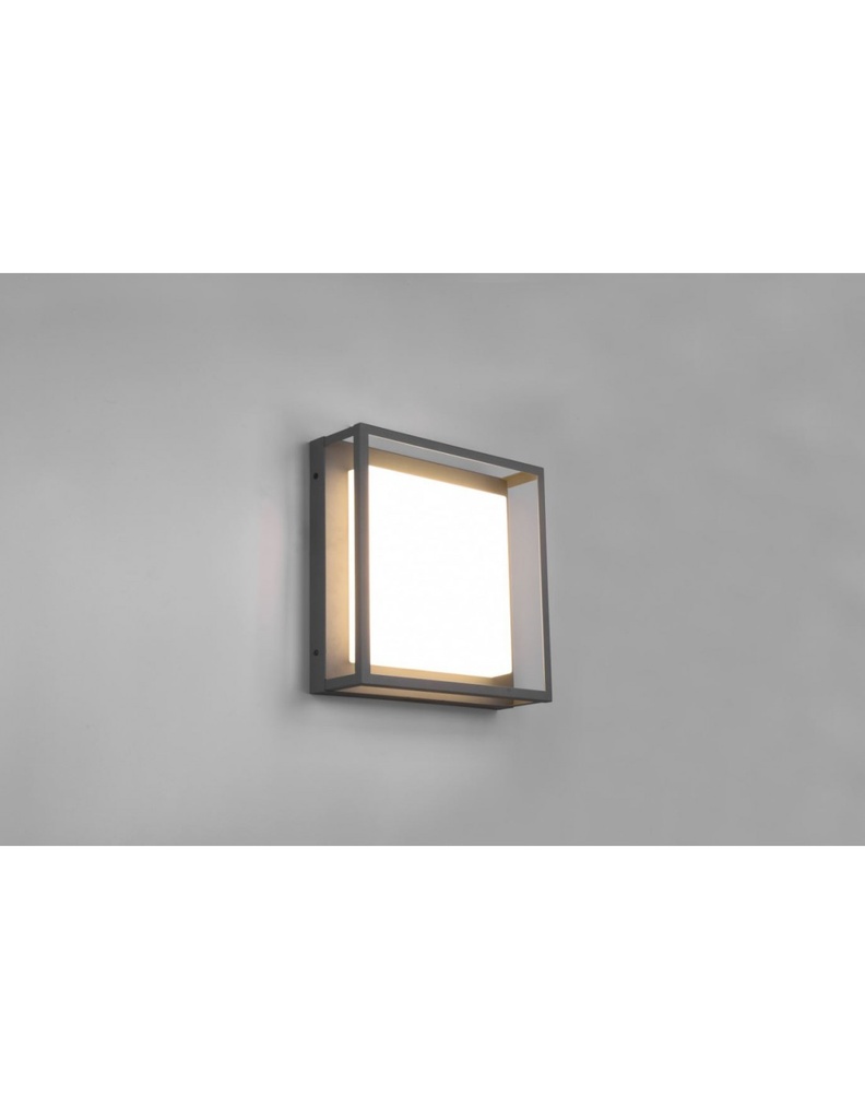 Plafoniera Esterno Led Dip Switch Witham Antracite IP54 Trio Lighting - Samnite