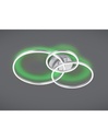 Plafoniera Moderna Winona Nichel Led Dimmer Rgbw Trio Lighting - Samnite