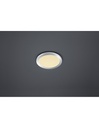 Plafoniera Rotonda Cesar Led Dimmerabile Cromo IP44 Ø26 cm Trio Lighting - Samnite