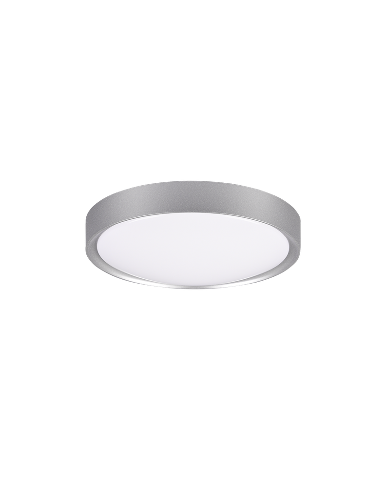 Plafoniera Rotonda Clarimo Led Dimmerabile Alluminio IP44 Ø33 cm Trio Lighting - Samnite