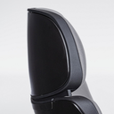 Poltrona Armstrong imbottita da ufficio grigio-nero - Samnite