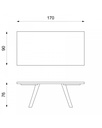 Tavolo Allungabile 170-270 x 90 cm - Barret - Samnite