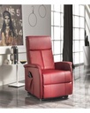 Poltrona a 2 motori Rosso 75 cm x 82 cm H. 110 cm - Samnite