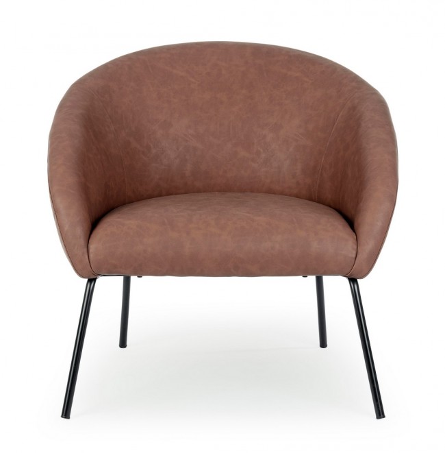 Poltrona in velluto stile design - Samnite