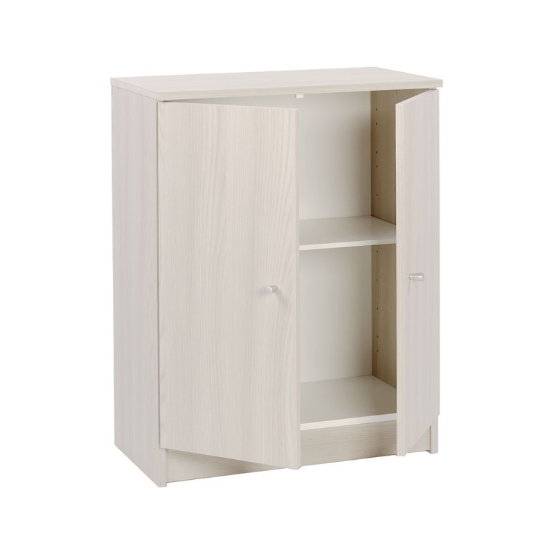 Low multipurpose wardrobe with two doors Eucalipto 62x34x h80 cm