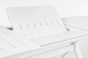 Tavolo allungabile giardino Kenyon bianco cm 180-240 x 100 - Samnite