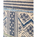 Pouf in cotone stile etnico TILAK Snorkel diametro 50x h35 cm - Samnite