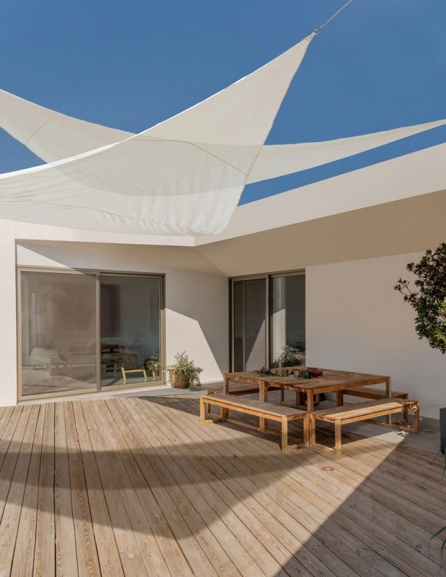 Vela Ombreggiante Tri. Naturale 3.6X3.6 - Samnite