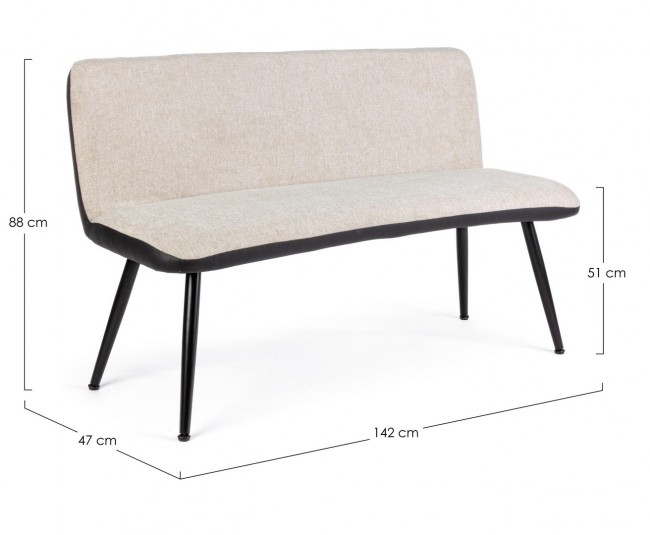 divano louis beige - Samnite