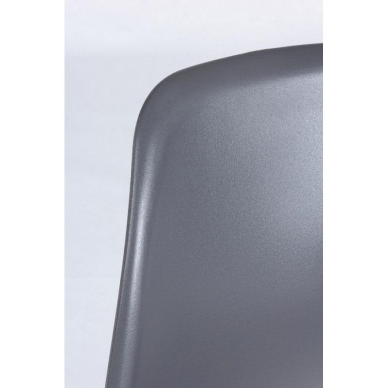 Sedia da attesa grigia ufficio in plastica - Samnite
