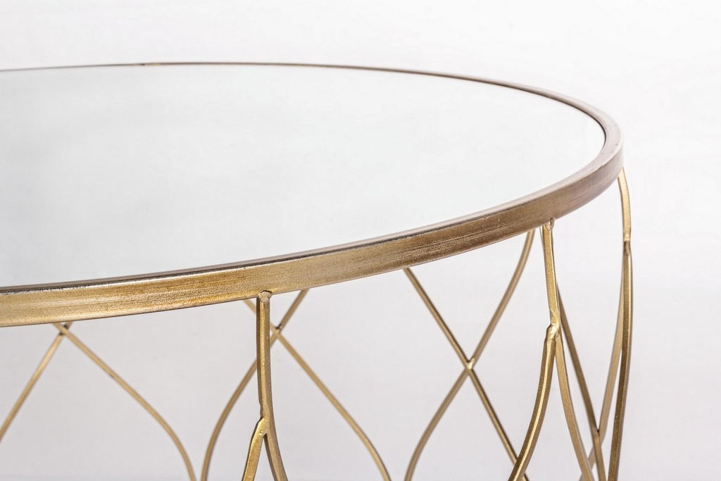 Set 2 tavolini metallo Elenor - Samnite