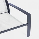 Set 3 pezzi da giardino salotto in metallo Auri antracite - Samnite