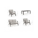 Set salotto Harley coffee 4 pezzi - Samnite