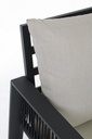 Set salotto giardino Captiva antracite - Samnite