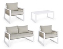 Set salotto giardino Captiva bianco - Samnite
