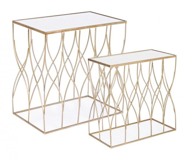 Set2 Tavolino Elenor Rett J19   - Samnite